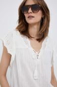 Бавовняна блузка Pepe Jeans Anaise жіноча колір білий