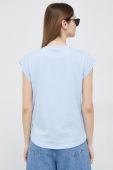 Бавовняна футболка Pepe Jeans Bloom колір блакитний