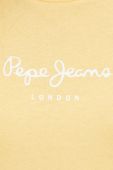 Бавовняна футболка Pepe Jeans Wendy колір жовтий