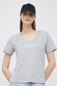 Футболка Pepe Jeans Wendy V Neck жіноча колір сірий