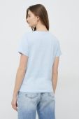 Бавовняна футболка Pepe Jeans Goldie колір блакитний
