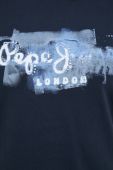 Бавовняна футболка Pepe Jeans Goldie колір синій