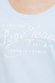 Бавовняна футболка Pepe Jeans Mery колір блакитний