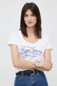 Бавовняна футболка Pepe Jeans Mery колір білий