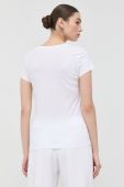 Бавовняна футболка Armani Exchange колір білий (2936842)
