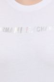 Бавовняна футболка Armani Exchange колір білий (2936842)