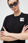 Бавовняна футболка The North Face колір чорний NF0A4SYAJK31-JK31
