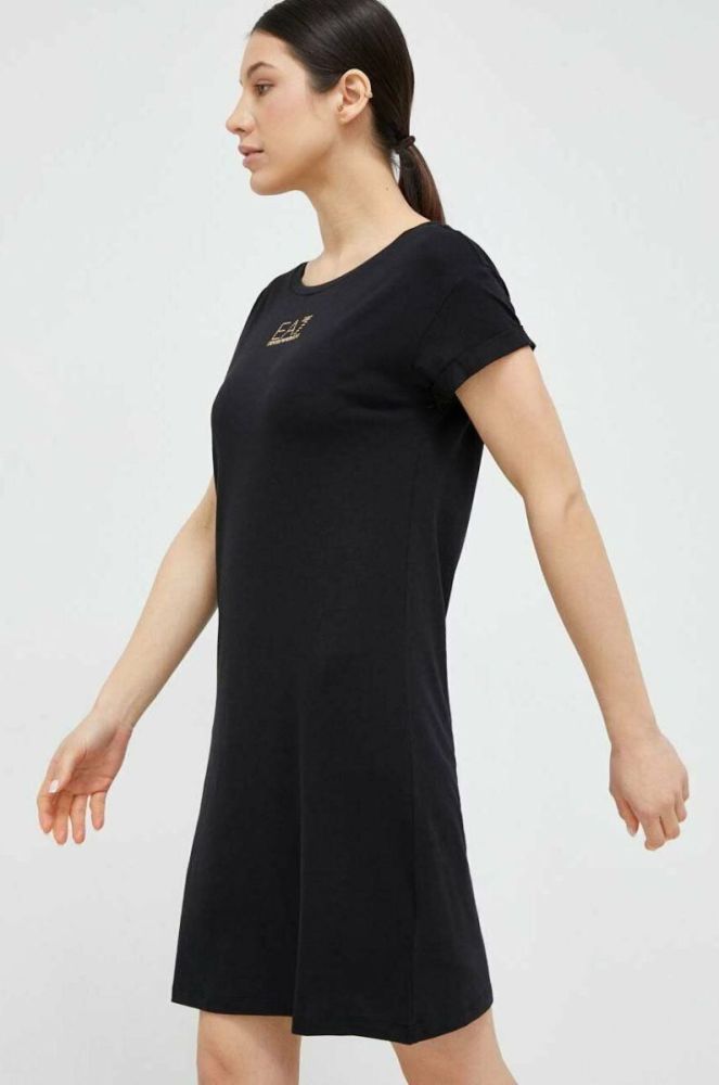 Сукня EA7 Emporio Armani колір чорний фото 2