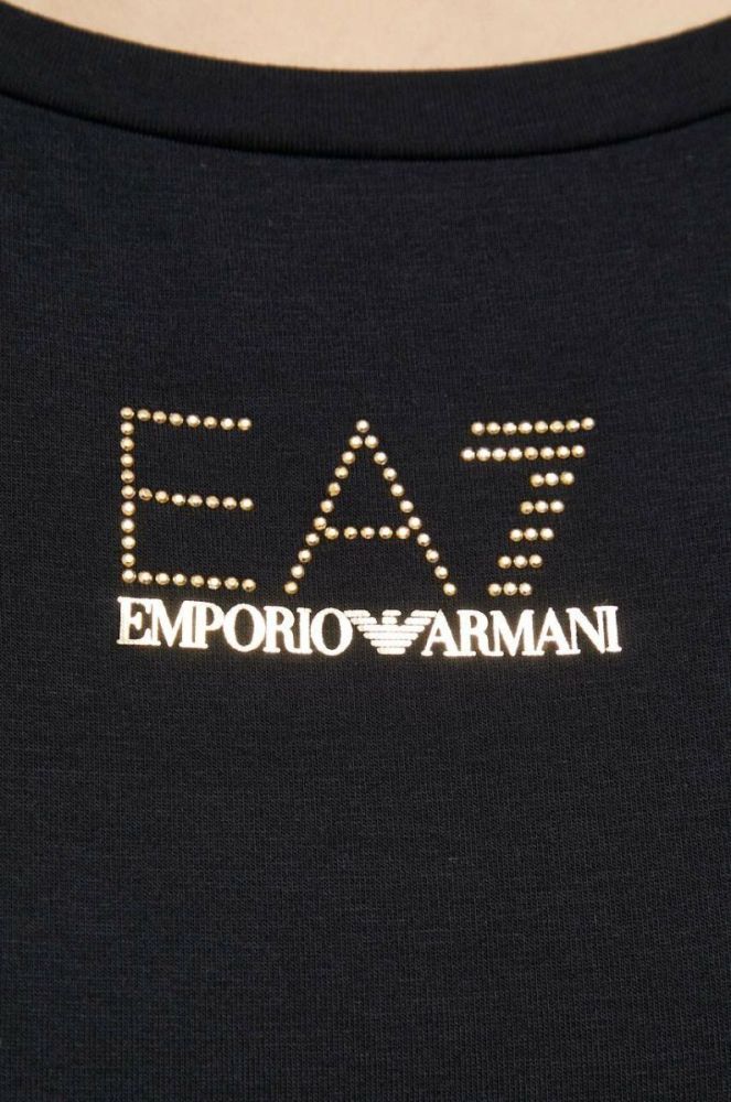 Сукня EA7 Emporio Armani колір чорний фото 6
