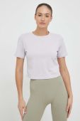 Футболка EA7 Emporio Armani жіночий колір фіолетовий