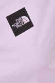 Бавовняна футболка The North Face колір фіолетовий (3222301)