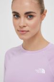 Тренувальна футболка The North Face колір фіолетовий