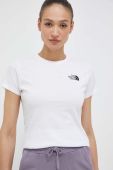 Бавовняна футболка The North Face колір білий (3228802)