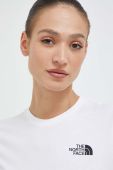 Бавовняна футболка The North Face колір білий (3228802)