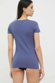 Футболка лаунж Emporio Armani Underwear колір синій (3029182)