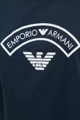 Бавовняна футболка lounge Emporio Armani Underwear колір синій