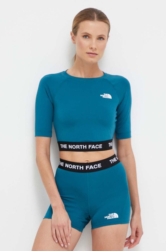 Тренувальна футболка The North Face колір бірюзовий