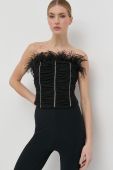 Топ Patrizia Pepe жіночий колір чорний (2906640)