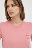 Бавовняна футболка Trussardi колір рожевий (2940923)