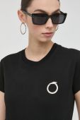 Бавовняна футболка Trussardi колір чорний (2940913)