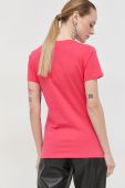 Бавовняна футболка Liu Jo колір рожевий (2917833)