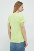 Бавовняна футболка Liu Jo колір зелений (2917829)