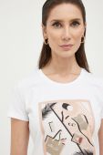 Бавовняна футболка Liu Jo колір білий (3177296)
