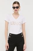 Бавовняна футболка Liu Jo колір білий (3167699)