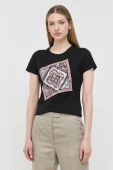 Бавовняна футболка Liu Jo колір чорний (3177317)