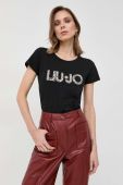 Футболка Liu Jo жіночий колір чорний (3091259)
