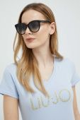 Футболка Liu Jo жіночий колір блакитний