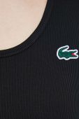 Топ Lacoste жіночий колір чорний
