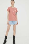 Бавовняна футболка Mustang колір рожевий (3258352)