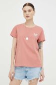 Бавовняна футболка Mustang колір рожевий (3258352)