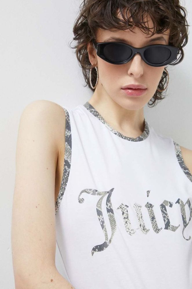 Топ Juicy Couture жіночий колір білий фото 4