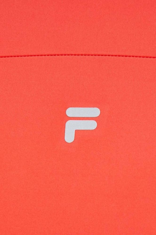 Тренувальна футболка Fila Riva колір червоний півгольф фото 5