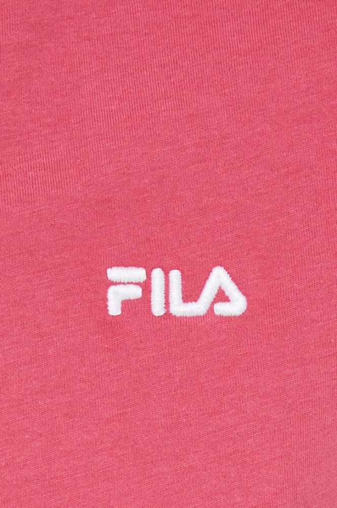 Бавовняна футболка Fila колір рожевий (3029224) фото 5