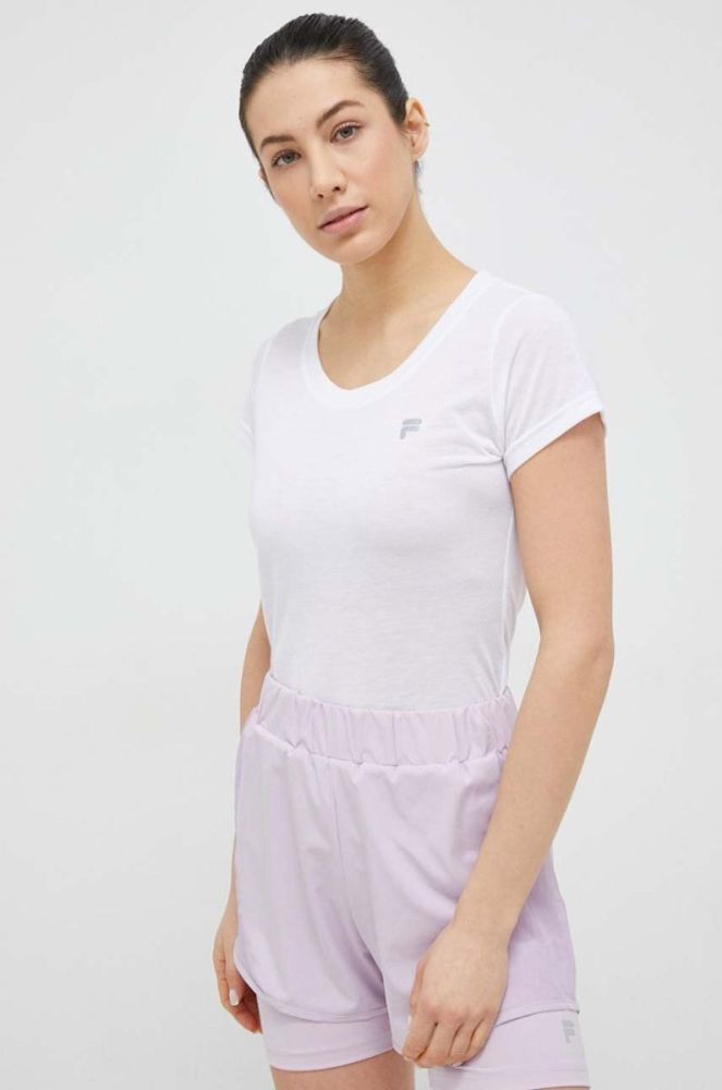 Тренувальна футболка Fila Rahden колір білий фото 4