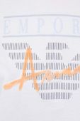 Бавовняна футболка Emporio Armani колір білий (3091303)