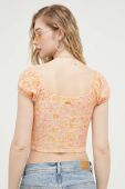 Блузка Billabong жіноча колір рожевий візерунок