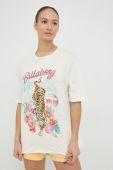 Бавовняна футболка Billabong колір бежевий (2967066)