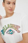 Бавовняна футболка Billabong колір білий