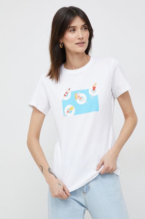 Футболка Pennyblack Gregorio жіноча колір білий (2963183)