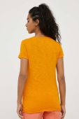 Футболка Sisley жіночий колір помаранчевий