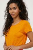 Футболка Sisley жіночий колір помаранчевий