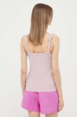 Бавовняний топ Sisley колір рожевий (3300600)