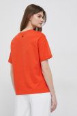 Бавовняна футболка United Colors of Benetton колір помаранчевий (3118187)