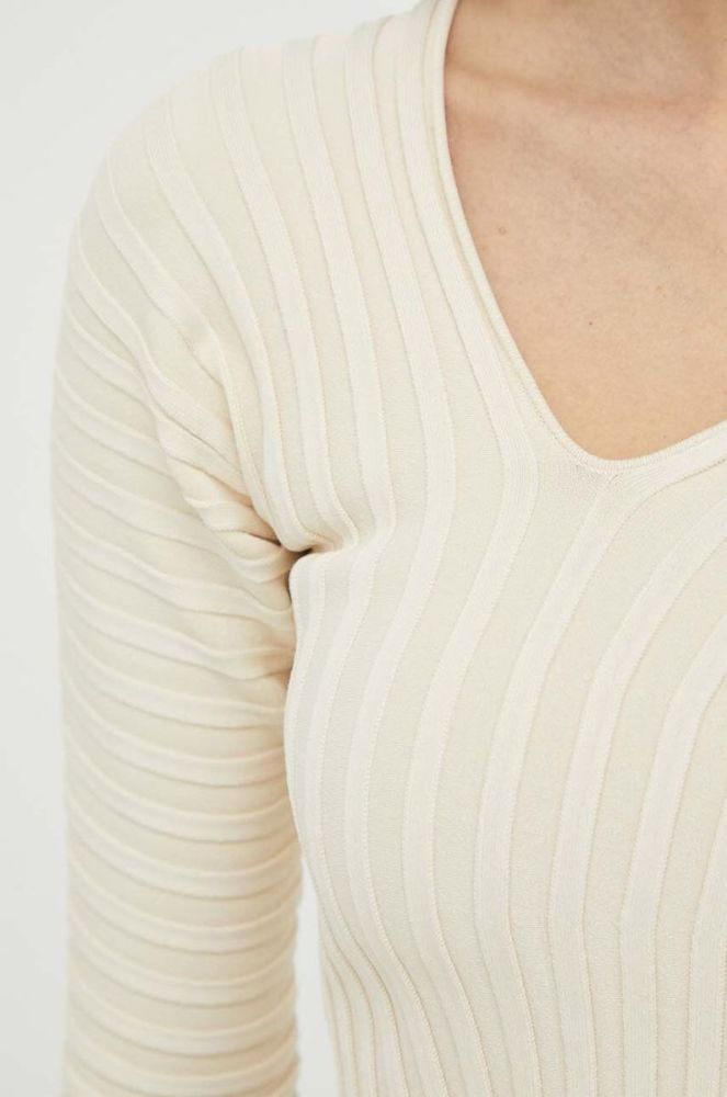 Футболка By Malene Birger жіночий колір бежевий (3214604) фото 5