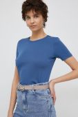 Бавовняна футболка United Colors of Benetton колір синій (3072268)