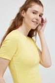 Бавовняна футболка United Colors of Benetton колір жовтий (3015632)